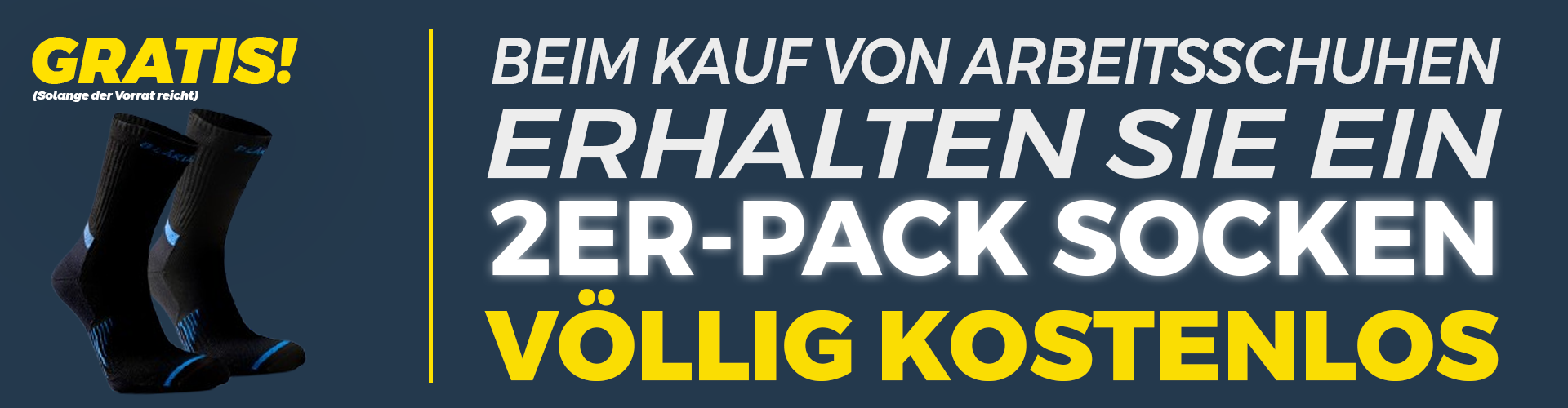 Gratis 2er-Pack Socken