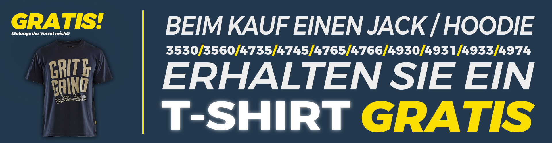 Gratis T-shirt