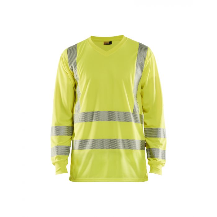 3385 UV-T-shirt lange mouw High Vis