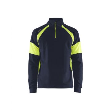 Blåkläder 3550 Sweatshirt mit High Vis Einsätzen
