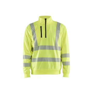 Blåkläder 3564 High Vis Sweatshirt Half-Zip