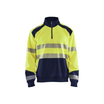 Blåkläder 3556 High Vis Sweatshirt Half-Zip