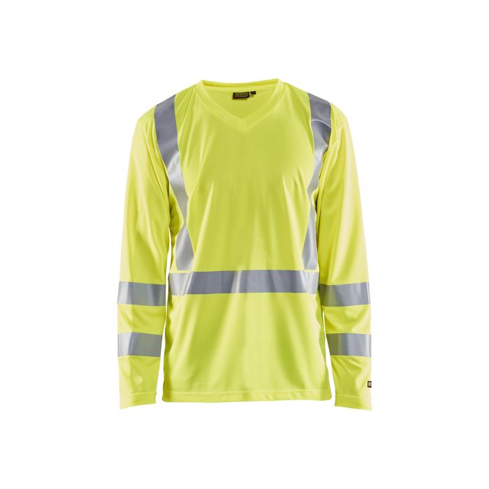 3383 UV-T-shirt lange mouw High Vis