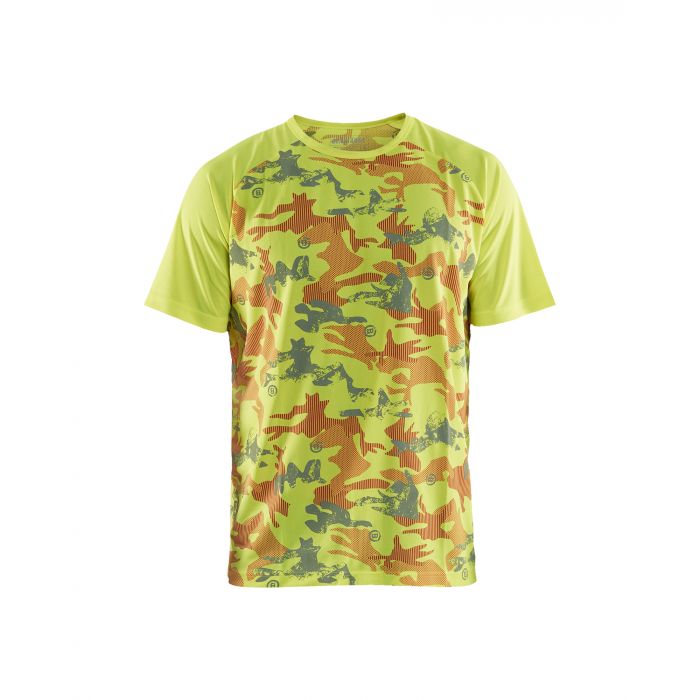 3425 T-shirt functioneel camo