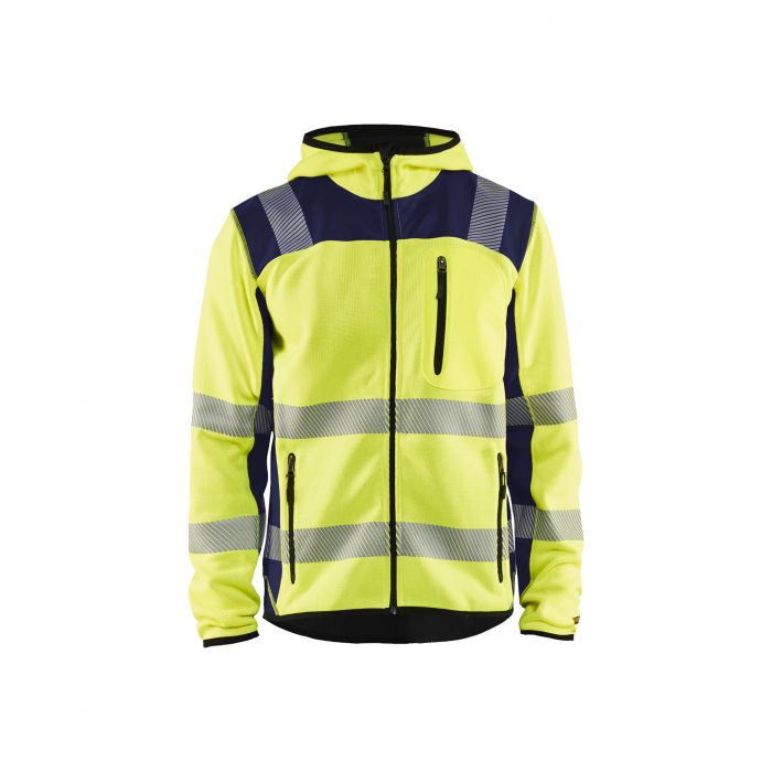 4923 Gebreid vest met capuchon High Vis