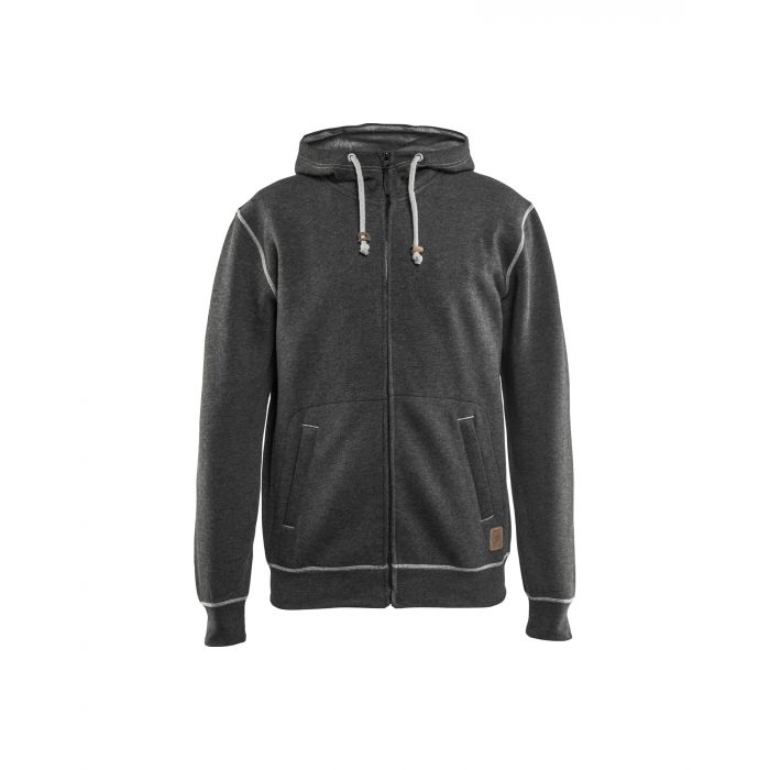 3398 Hooded sweatshirt met rits
