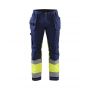 1558 High Vis werkbroek met stretch