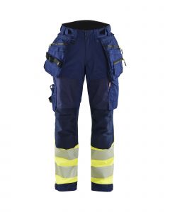 7114 Dames Softshell Werkbroek High Vis