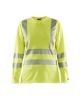 3485 Dames T-shirt lange mouw High Vis