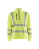 3564 High Vis Sweatshirt halve rits