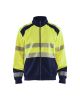 3558 Sweatshirt hele rits High Vis